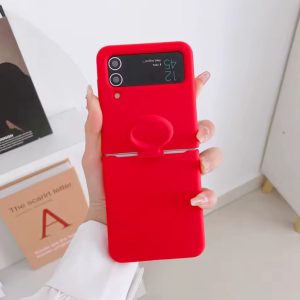 Matte Shockproof Silicon Candy Flip Samsung Cover